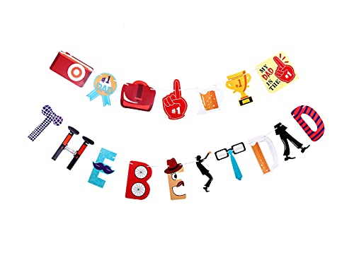 Happy Fathers Day Decorations We Love Dad Banner Worlds Best Dad Banner Backdrops for Photography Fathers Day Garlands for Dad Birthday Party Supplies Happy Fathers Day Decorations We Love Dad Banner Worlds Best Dad Banner Backdrops for Photography Fathers Day Garlands for Dad Birthday Party Supplies